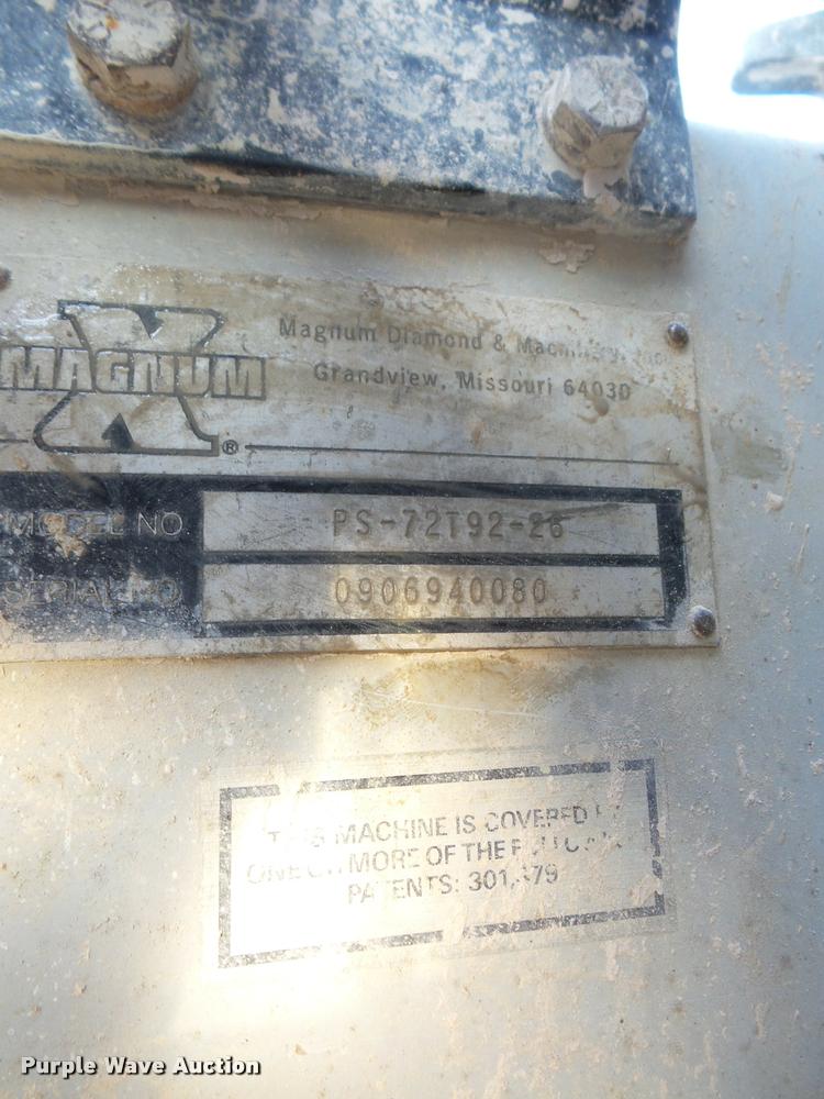 image for item DA1806 Magnum PS-72T92-26 concrete saw