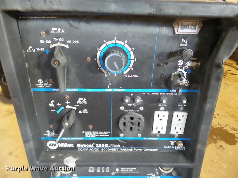 image for item DA1810 Miller Bobcat 225G Plus welder/generator
