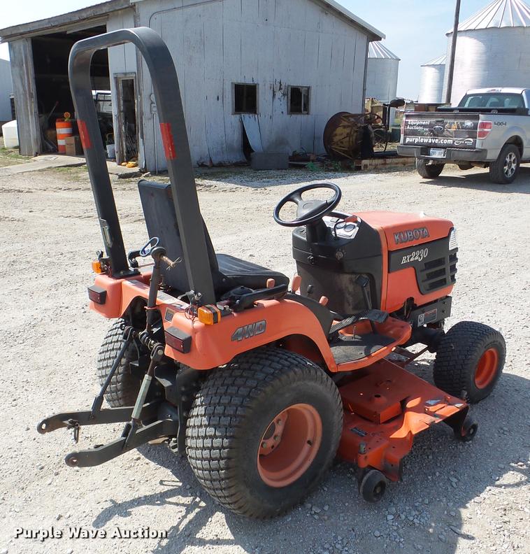 image for item DA1828 Kubota BX2230D lawn tractor