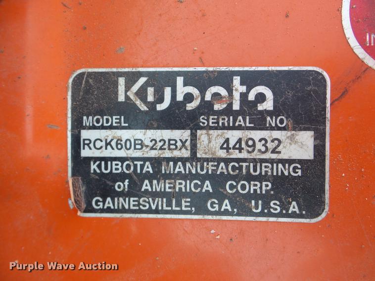image for item DA1828 Kubota BX2230D lawn tractor