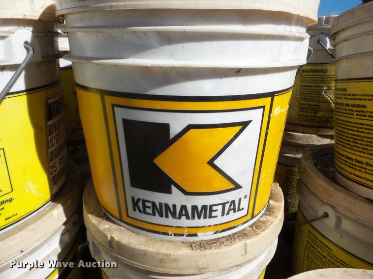 image for item DA7480 Approximately 600 Kennametal 1117699 trencher rock teeth