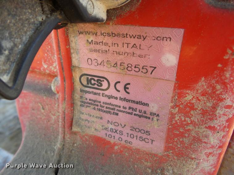 image for item DA7487 ICS 633 concrete chain saw