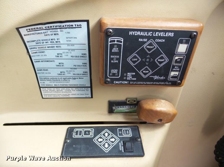 image for item DA7497 1995 Spartan Fleetwood RV