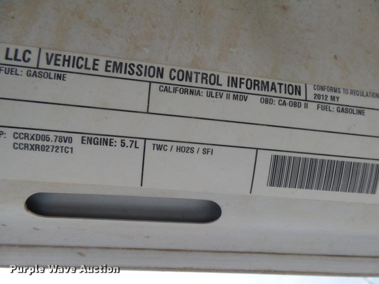 image for item DB1898 2012 Dodge Ram 2500HD Crew Cab pickup truck