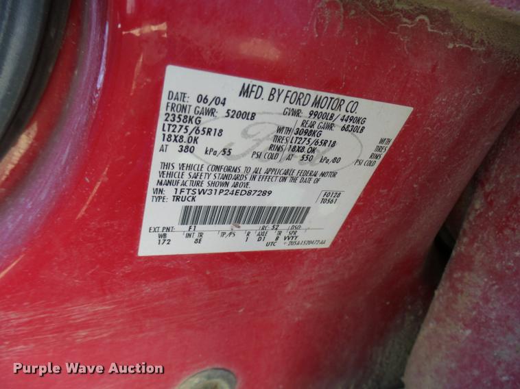 image for item DB2480 2004 Ford F350 Super Duty Crew Cab pickup truck