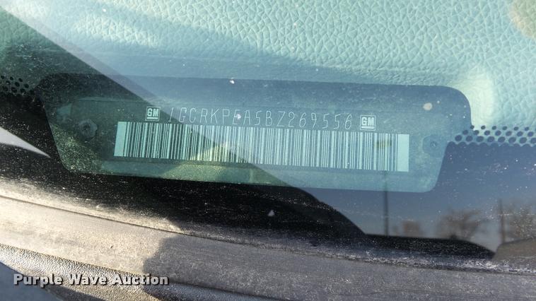 image for item DB3825 2011 Chevrolet Silverado 1500 Ext. Cab pickup truck