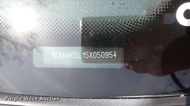 image for item DB3845 2005 Chrysler Crossfire convertible