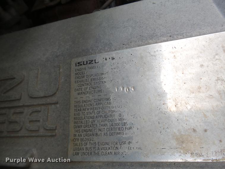 image for item DE9559 2004 Chevrolet W4500 box truck