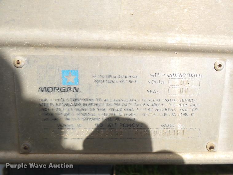 image for item DE9559 2004 Chevrolet W4500 box truck