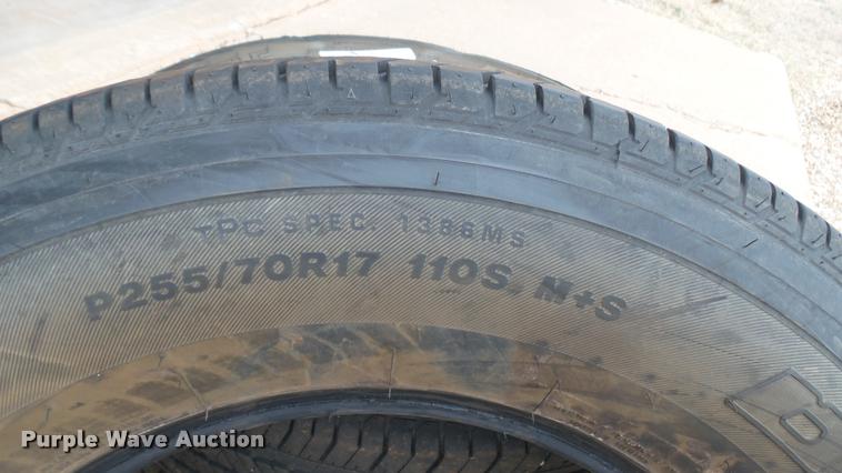 image for item DQ9842 (3) Bidgestone P255/70R17 tires