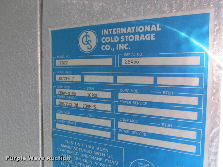 image for item DT9594 International IC822 Cold Storage walk-in refrigerator