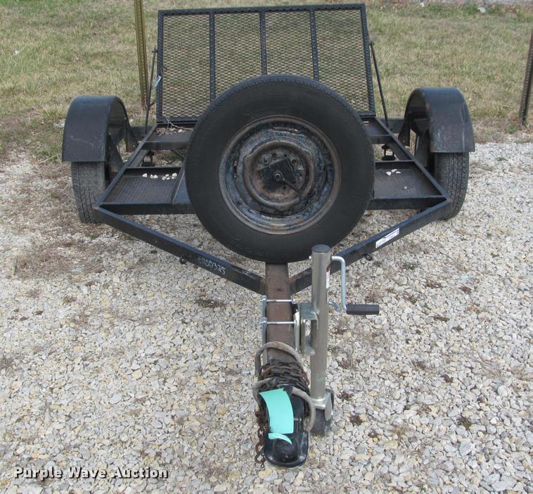 image for item DT9615 Shop built motorcycle trailer