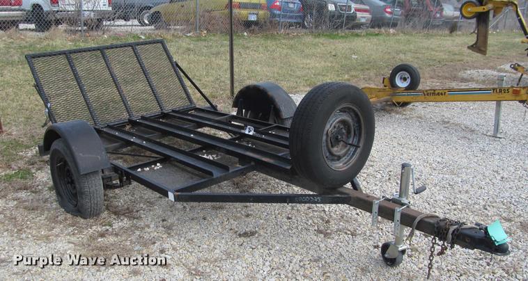 image for item DT9615 Shop built motorcycle trailer