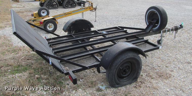image for item DT9615 Shop built motorcycle trailer