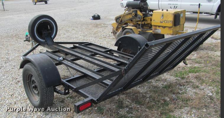 image for item DT9615 Shop built motorcycle trailer