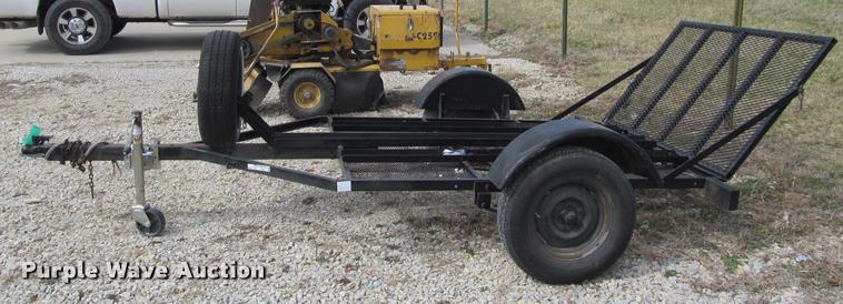 image for item DT9615 Shop built motorcycle trailer