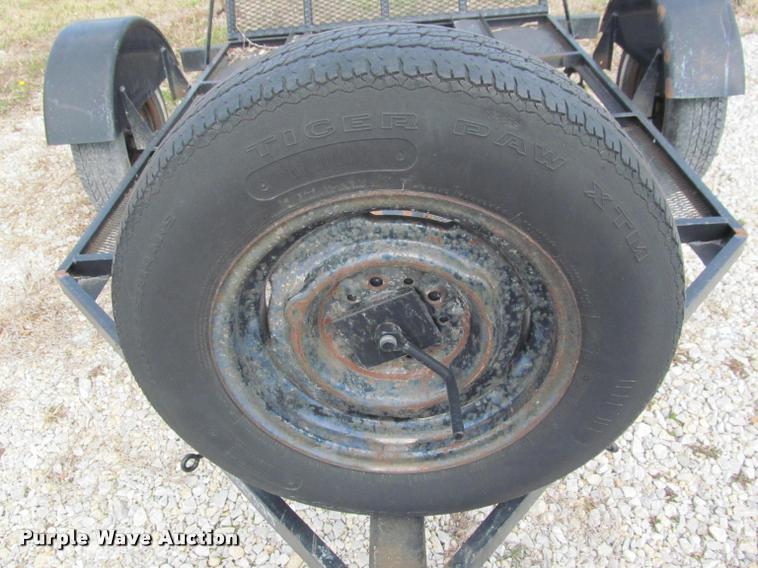 image for item DT9615 Shop built motorcycle trailer