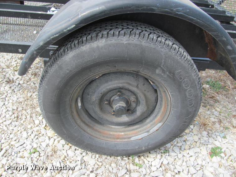 image for item DT9615 Shop built motorcycle trailer