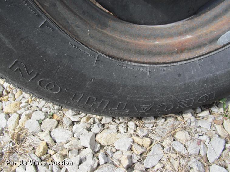 image for item DT9615 Shop built motorcycle trailer