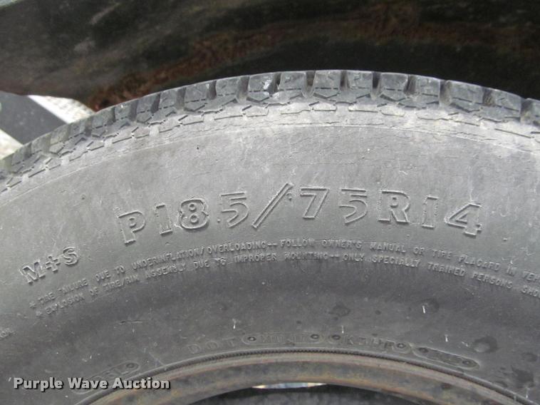 image for item DT9615 Shop built motorcycle trailer