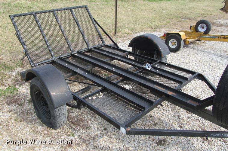 image for item DT9615 Shop built motorcycle trailer