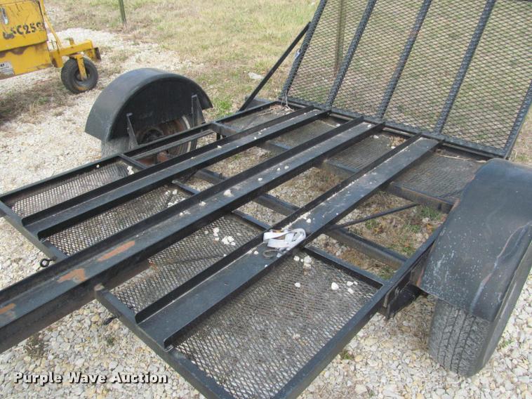 image for item DT9615 Shop built motorcycle trailer