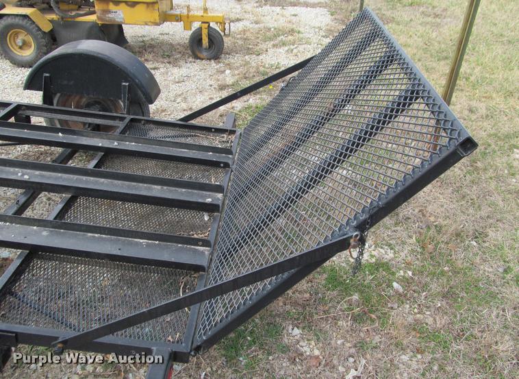 image for item DT9615 Shop built motorcycle trailer