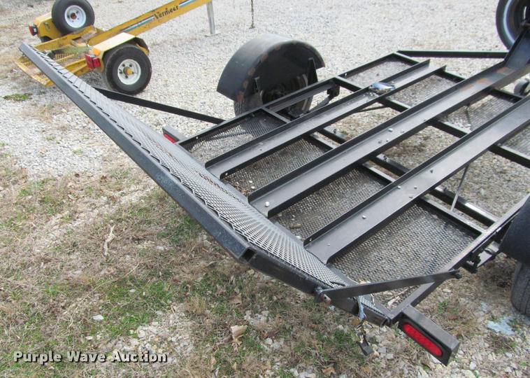 image for item DT9615 Shop built motorcycle trailer
