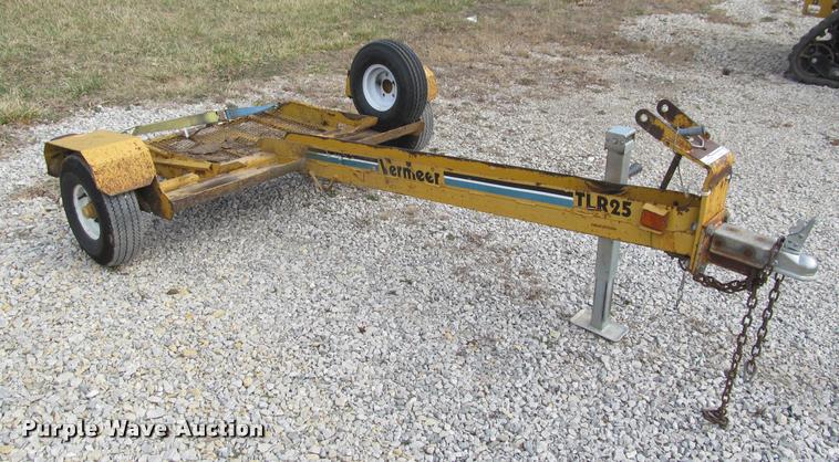 image for item DT9616 2001 Vermeer TLR25 stump grinder equipment trailer