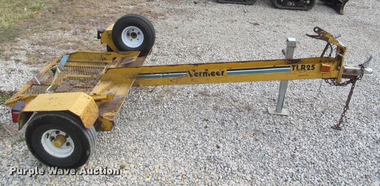 image for item DT9616 2001 Vermeer TLR25 stump grinder equipment trailer