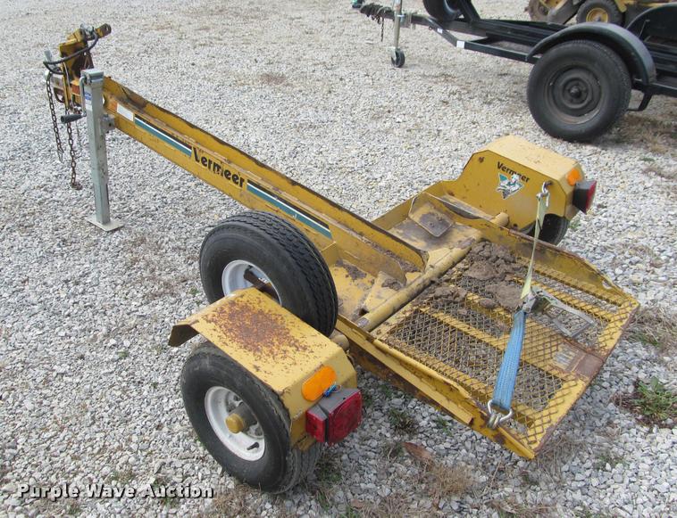 image for item DT9616 2001 Vermeer TLR25 stump grinder equipment trailer