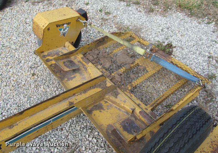 image for item DT9616 2001 Vermeer TLR25 stump grinder equipment trailer