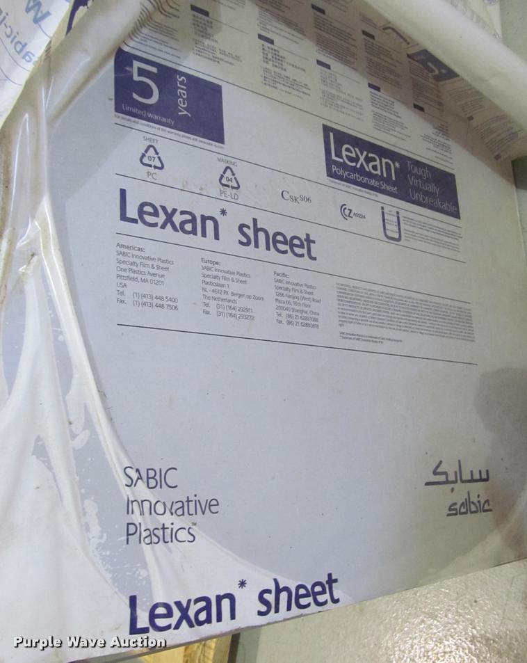 image for item DT9620 Lexan sheet