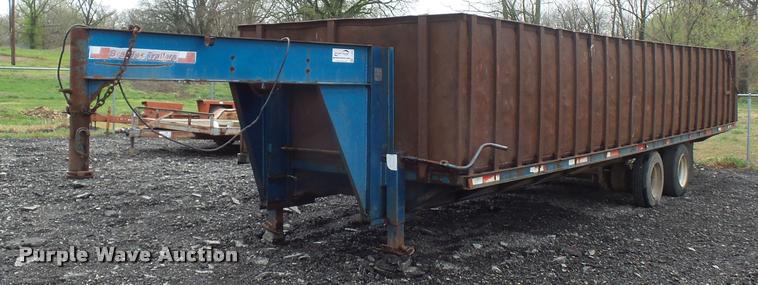 image for item J1513 1996 Bradtec equipment trailer