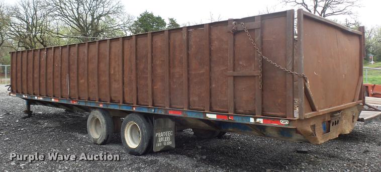 image for item J1513 1996 Bradtec equipment trailer