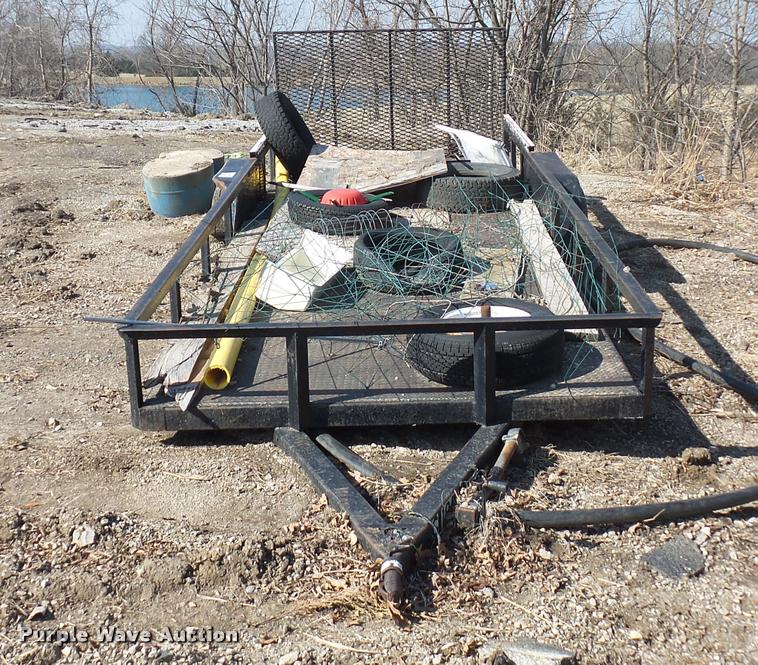 image for item J1552 2002 homemade utility trailer