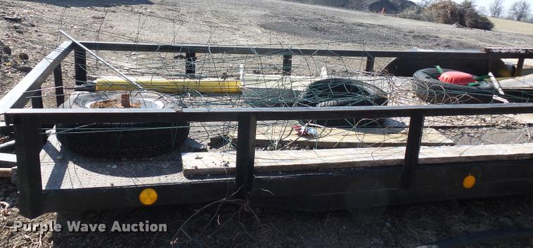 image for item J1552 2002 homemade utility trailer