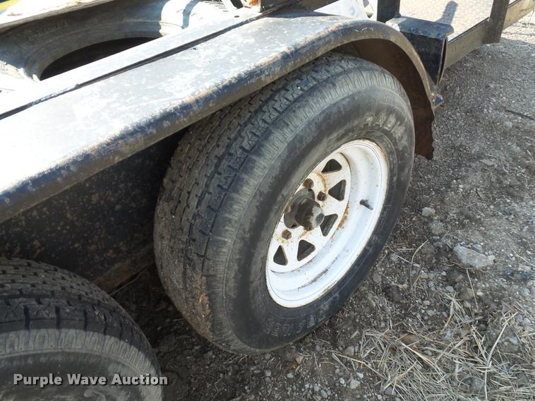 image for item J1552 2002 homemade utility trailer