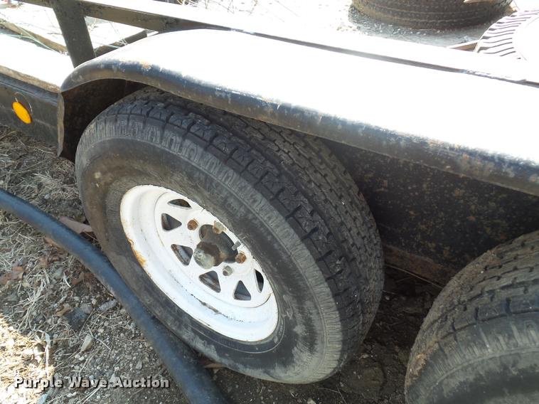 image for item J1552 2002 homemade utility trailer