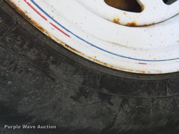 image for item J1552 2002 homemade utility trailer