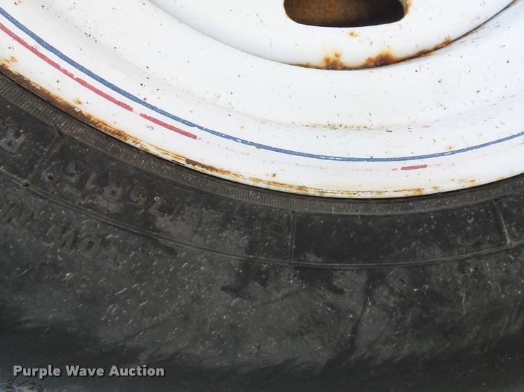 image for item J1552 2002 homemade utility trailer