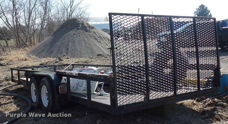 image for item J1552 2002 homemade utility trailer