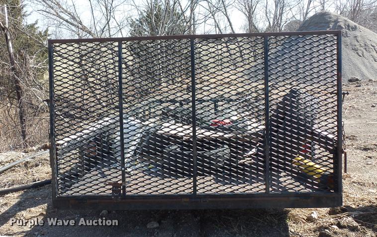 image for item J1552 2002 homemade utility trailer