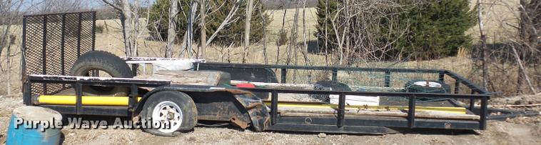 image for item J1552 2002 homemade utility trailer