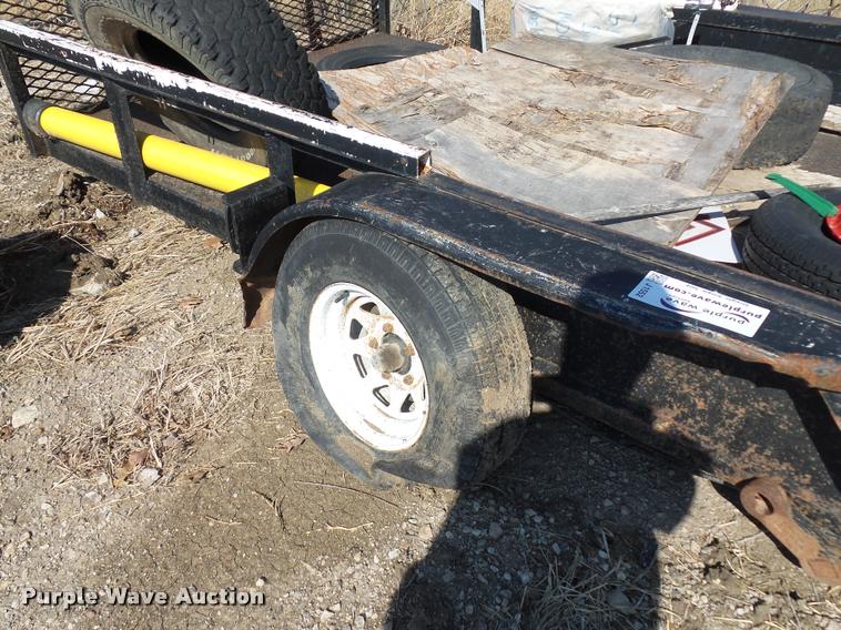 image for item J1552 2002 homemade utility trailer