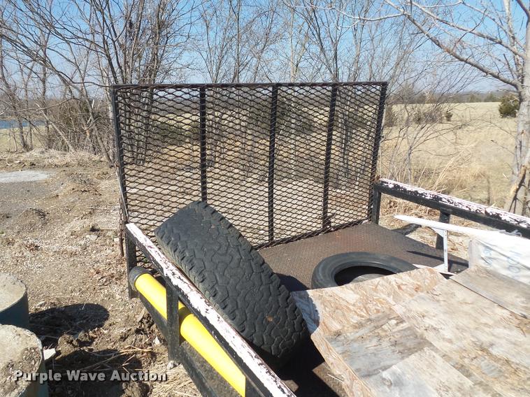 image for item J1552 2002 homemade utility trailer
