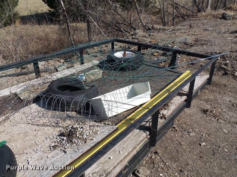 image for item J1552 2002 homemade utility trailer