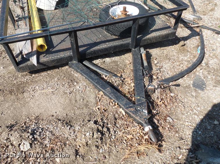 image for item J1552 2002 homemade utility trailer
