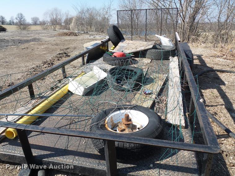 image for item J1552 2002 homemade utility trailer