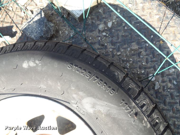 image for item J1552 2002 homemade utility trailer